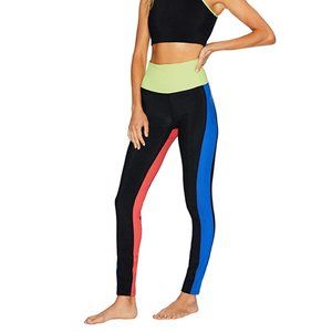 Beach Riot Color-Blocked Rib Leggings